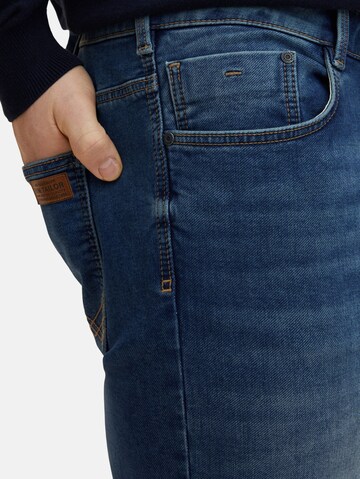 TOM TAILOR Men + Slimfit Jeans in Blauw