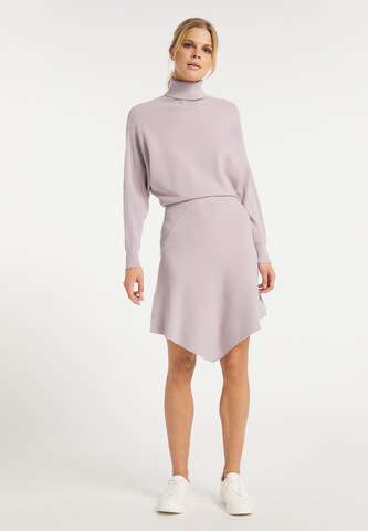 usha WHITE LABEL Knitted dress in Purple