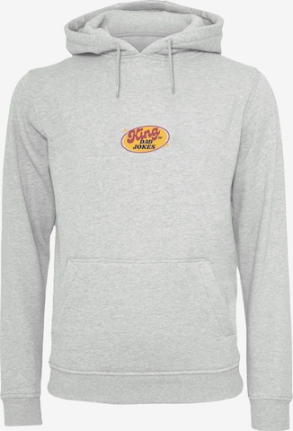 Sweat-shirt 'King of Dad Jokes Witziges Vatertagsmotiv' F4NT4STIC en gris : devant