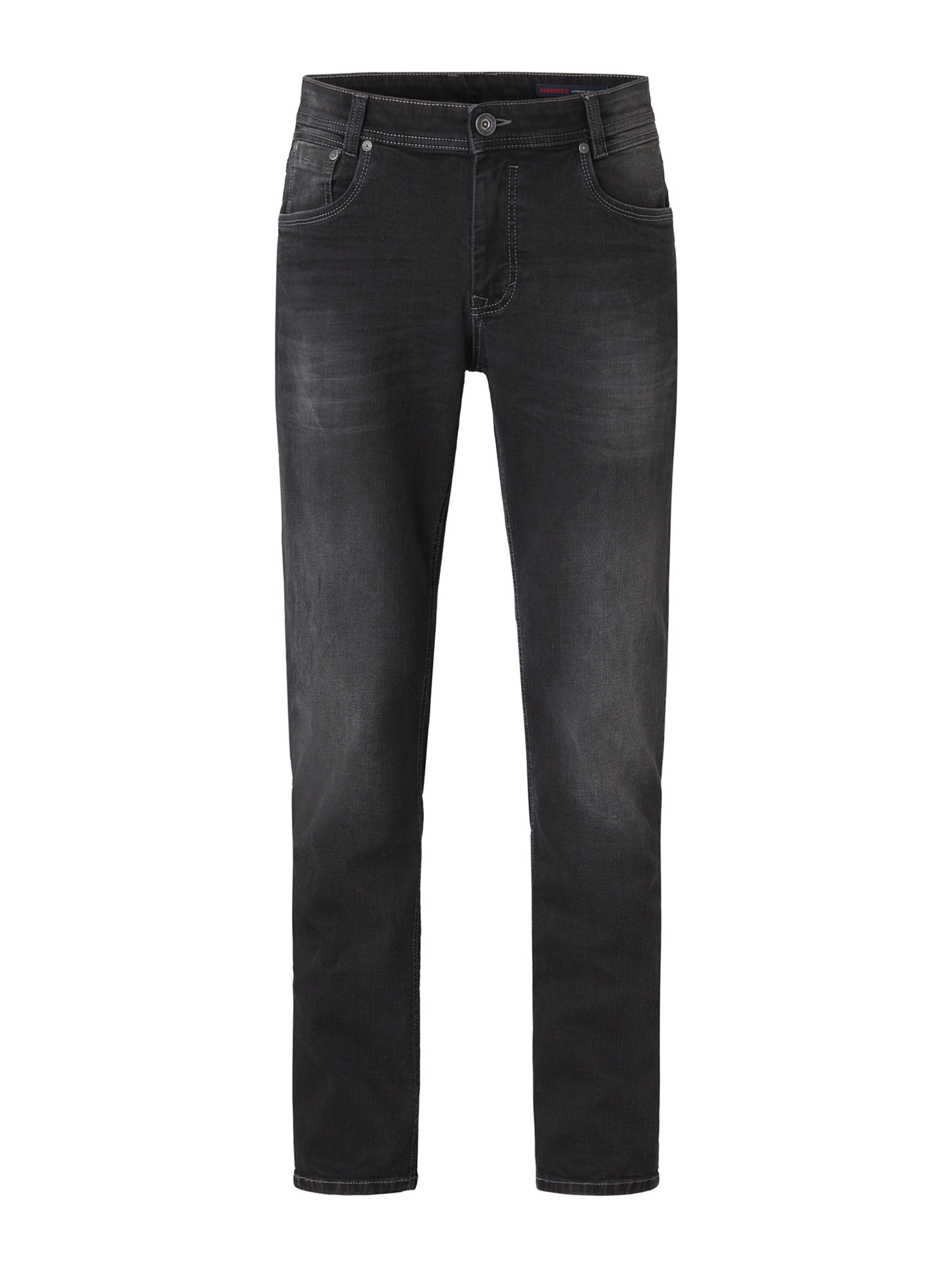 PADDOCKS Regular Jeans in Schwarz: Vorderseite