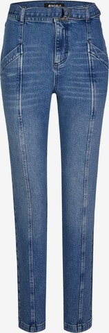 ÆNGELS Slimfit Jeans 'CLARE' in Blauw: voorkant
