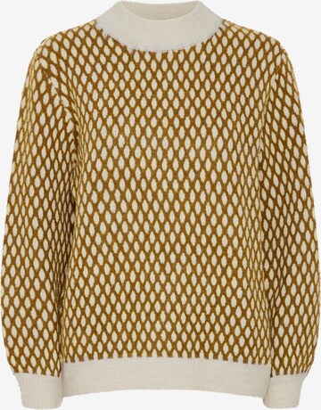 Pull-over 'KAMARA' ICHI en beige : devant