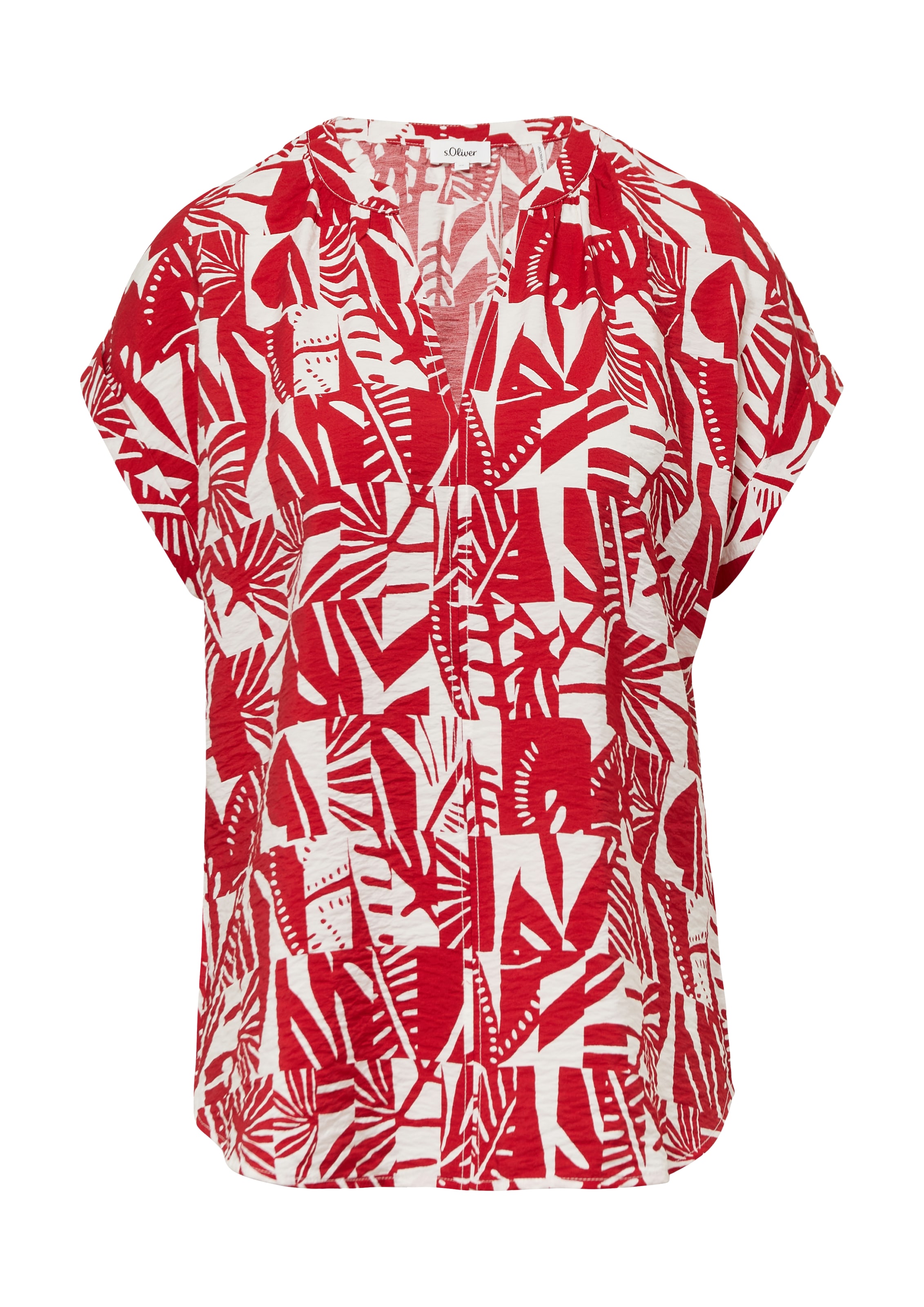 s.OliverBluza - crvena boja: prednji dio