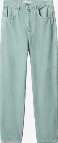 MANGO Tapered Jeans 'Aimee' in Green: front