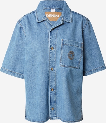 Denim Project Blouse in Blue: front