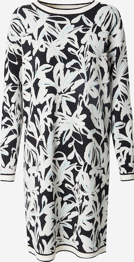 s.Oliver BLACK LABEL Úpletové šaty - azurová / černá / bílá, Produkt