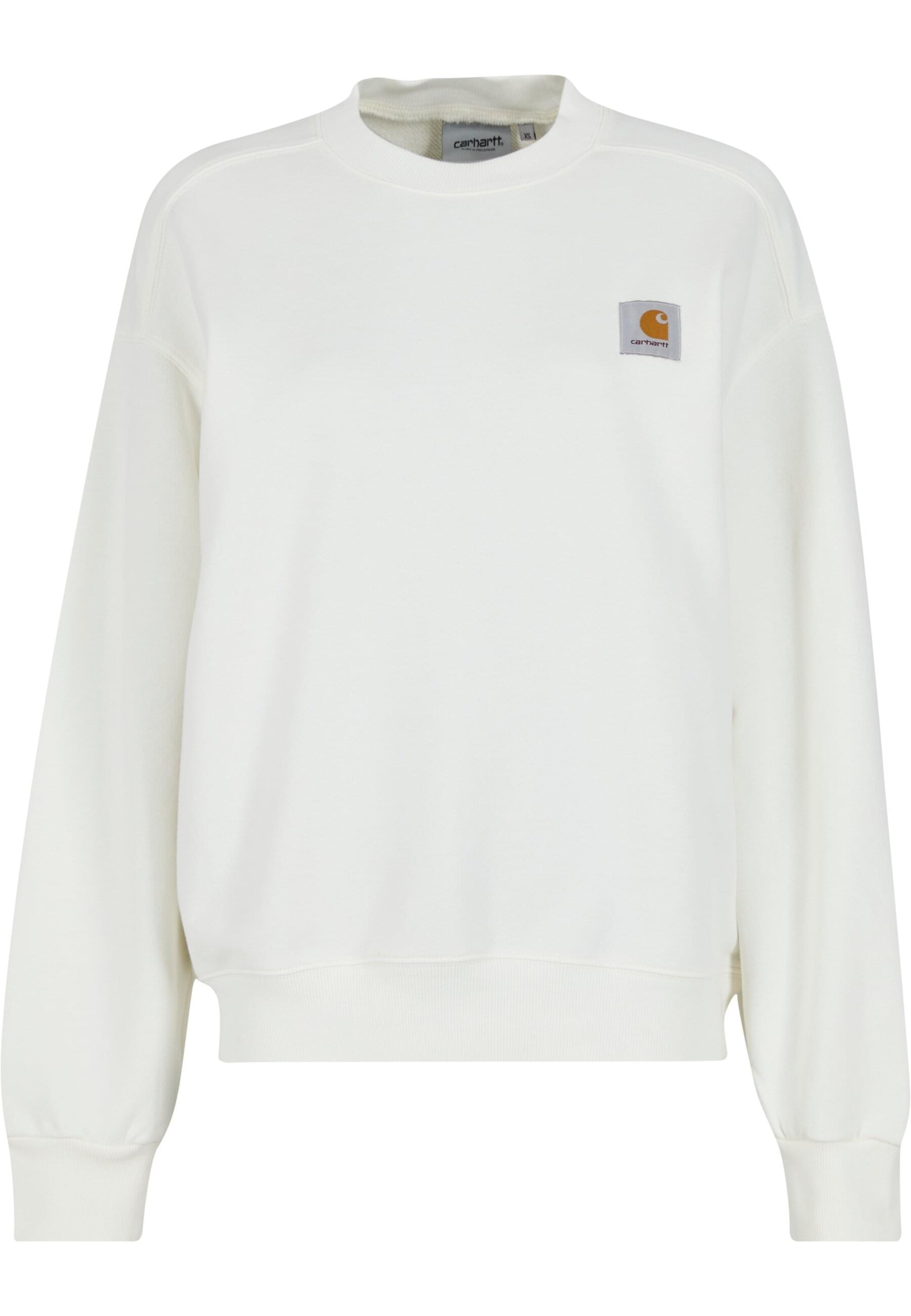 Carhartt WIP Sweatshirt 'Nelson' in White: front