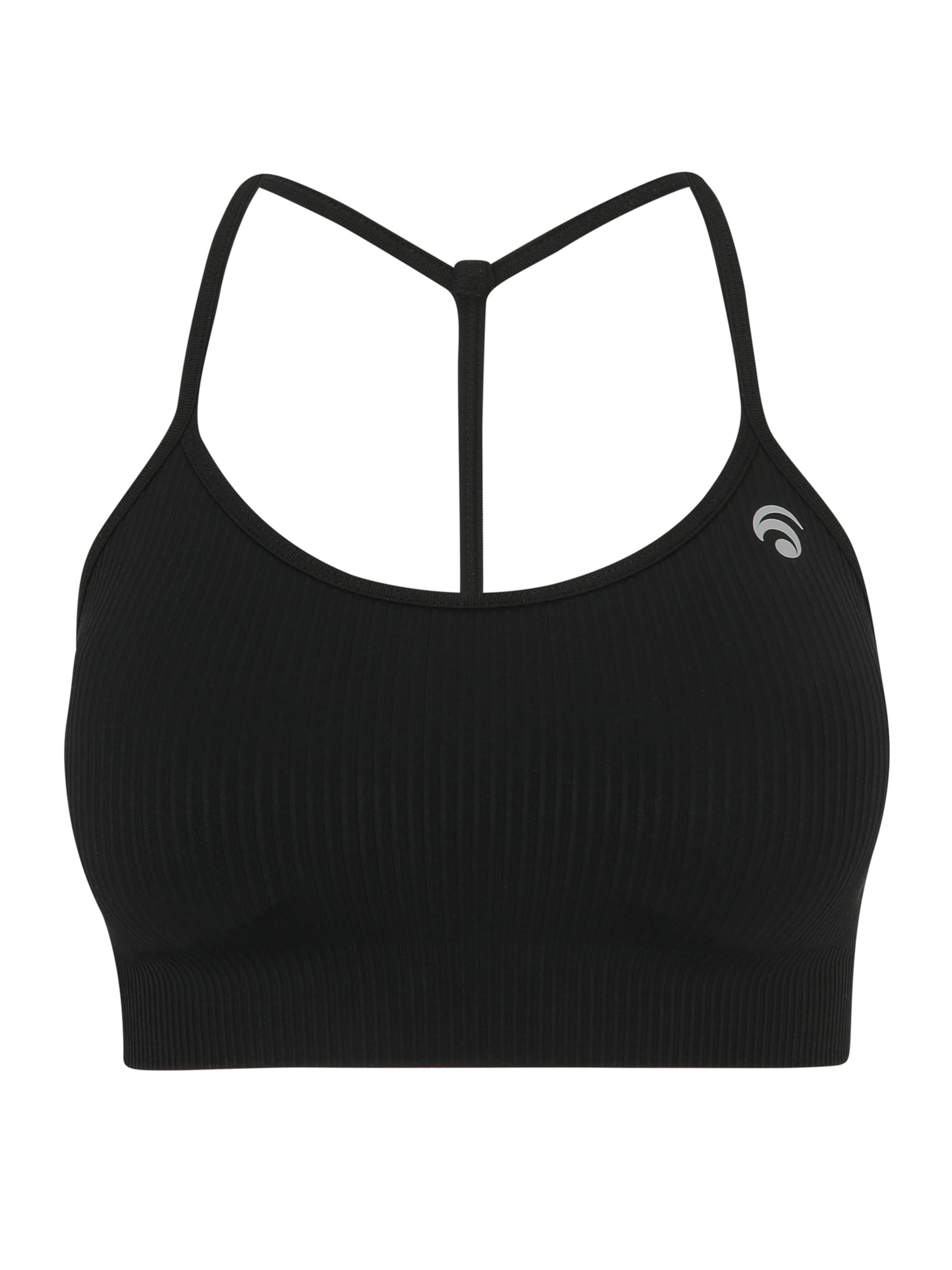 OCEANSAPART Bralette Sports Bra 'Sydney' in Black: front