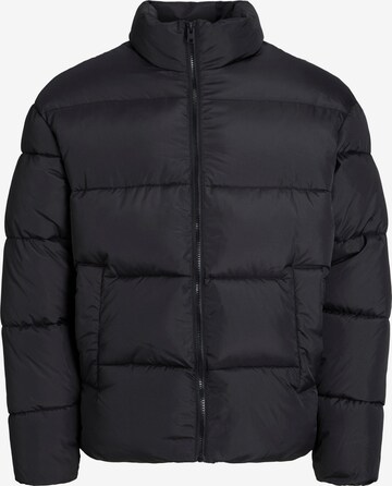JACK & JONES Winter Jacket 'Elroy' in Black: front