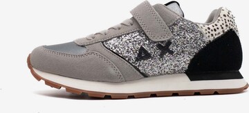 SUN68 Sneakers 'Kelly Big Glitter' in Silver