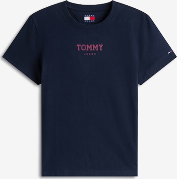 Tricou 'ESSENTIAL' de la Tommy Jeans pe albastru: față