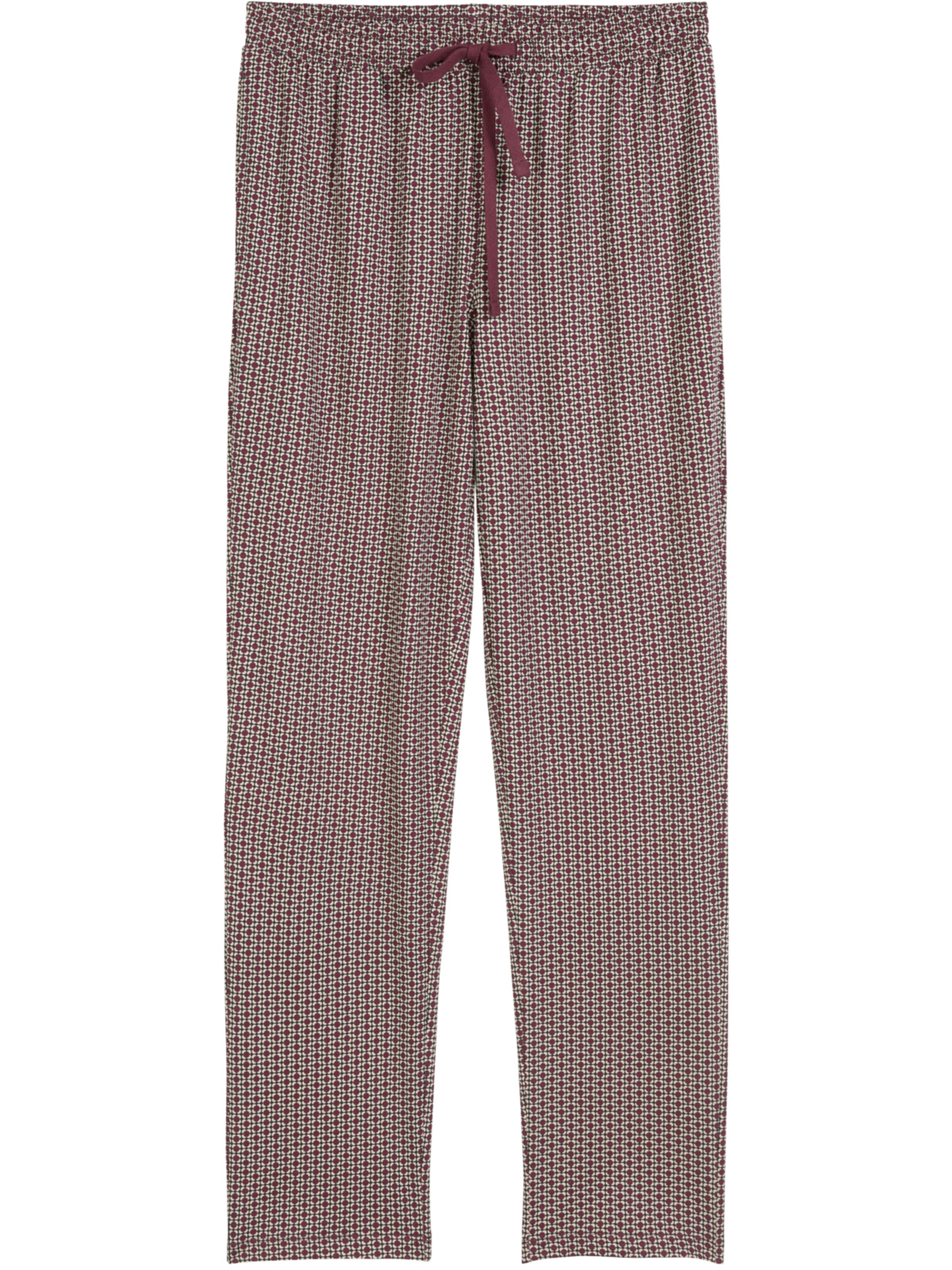 Marc O'Polo Pyjamabroek ' Mix N Match Cotton ' in Rood: voorkant
