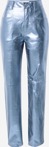 IRO Regular Trousers 'RIEDER' in Blue: front