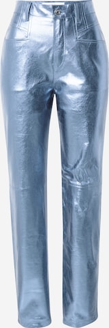 IRO Regular Broek 'RIEDER' in Blauw: voorkant