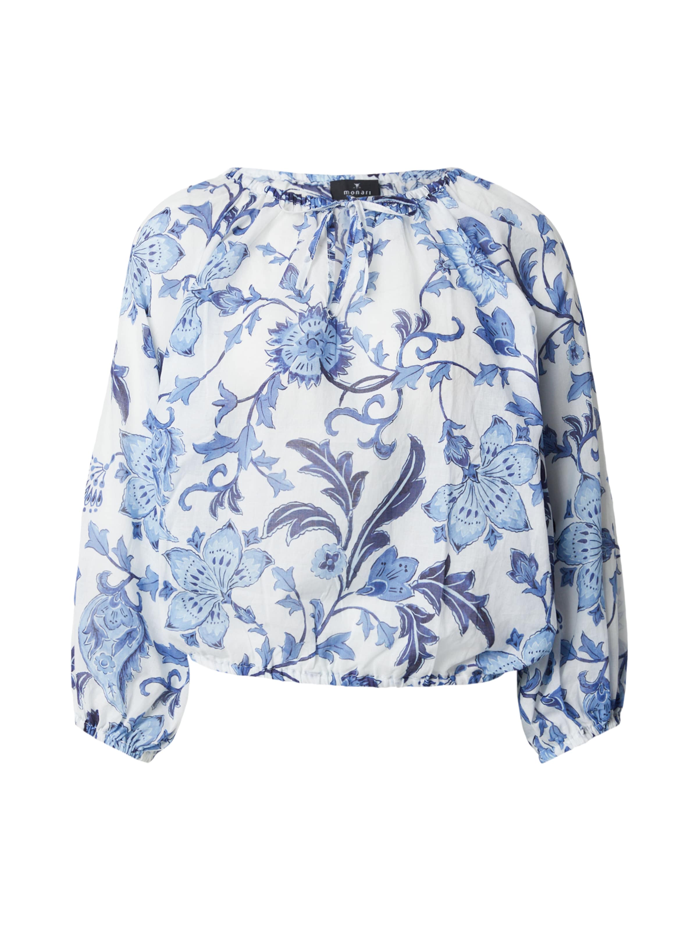Chemisier monari en bleu : devant