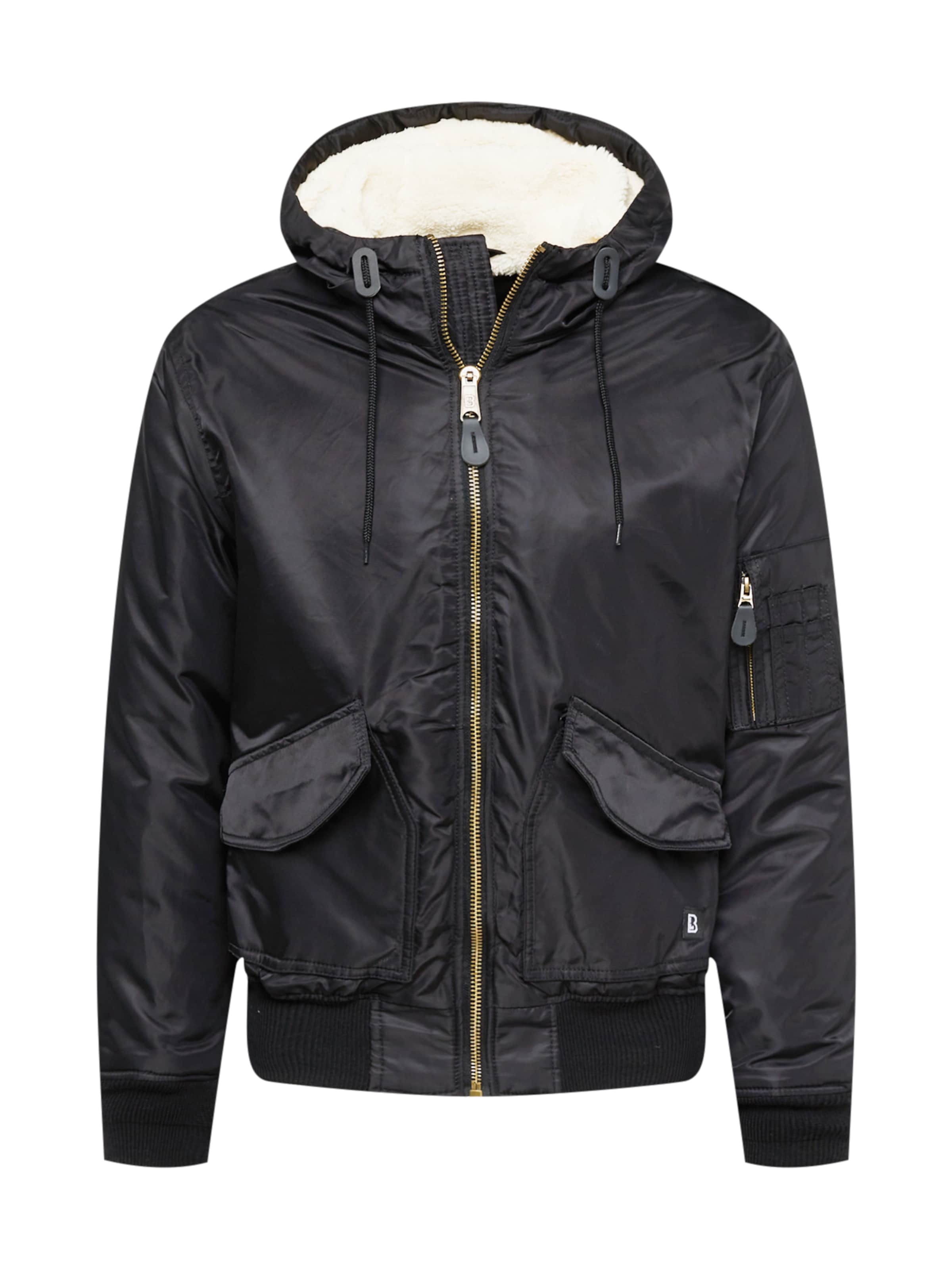 Brandit Jacke in Schwarz: Vorderseite