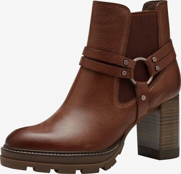 TAMARIS Ankle Boots in Brown: front