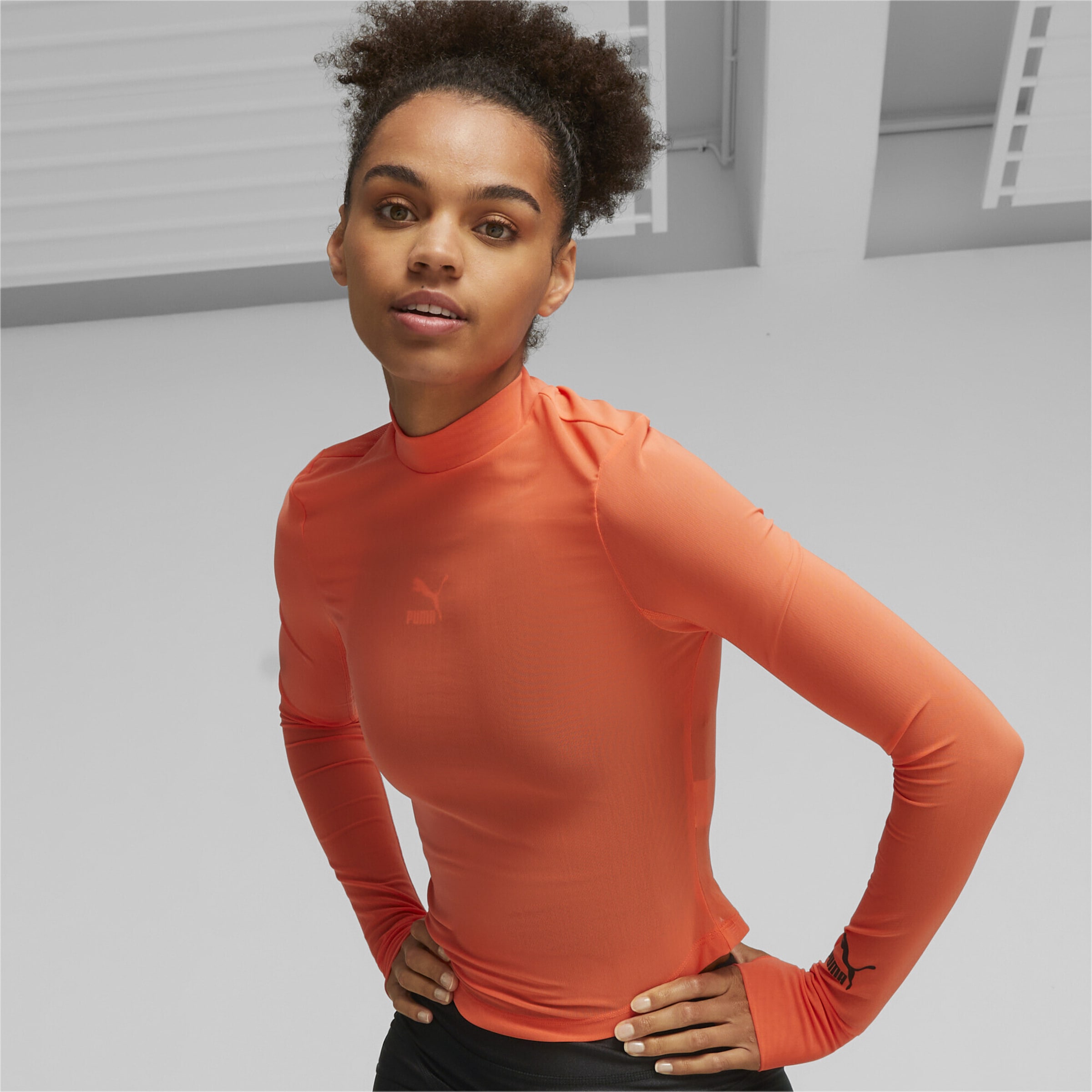 PUMA Shirt DARE TO in Dark Orange ABOUT YOU