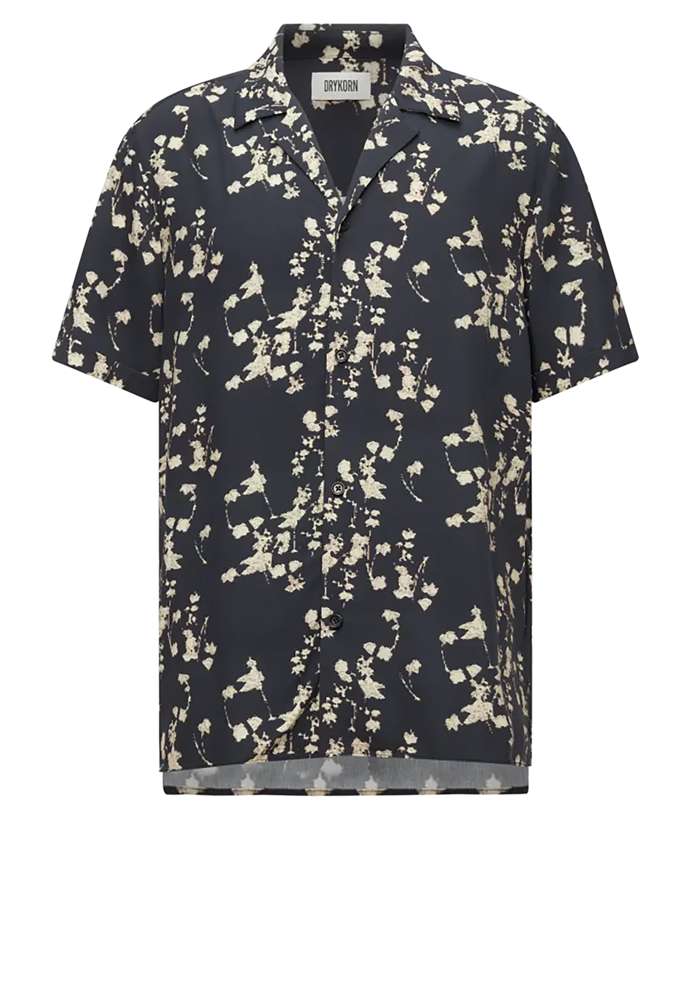 DRYKORN Regular fit Button Up Shirt 'Bijan_2' in Black: front