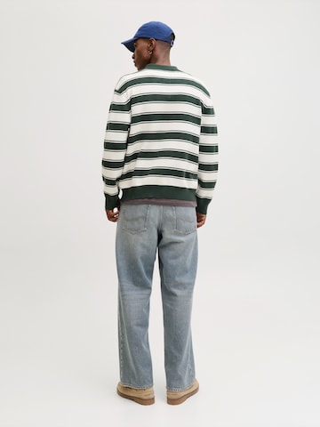 JACK & JONES Sweater 'JORNOSTALGIA' in Green