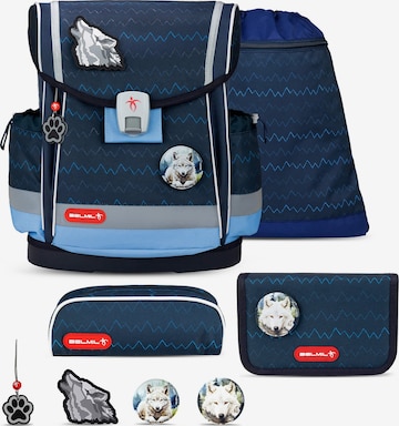 Belmil Schulranzen Set in Blau: Vorderseite