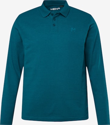 Men Plus Shirt in Blau: Vorderseite