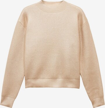 Pullover 'Bronzu' di MANGO in beige: frontale