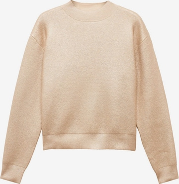 MANGO Sweater 'Bronzu' in Beige: front