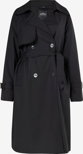 usha BLACK LABEL Ανοιξιάτικο και φθινοπωρινό παλτό σε μαύρο, Άποψη προϊόντος