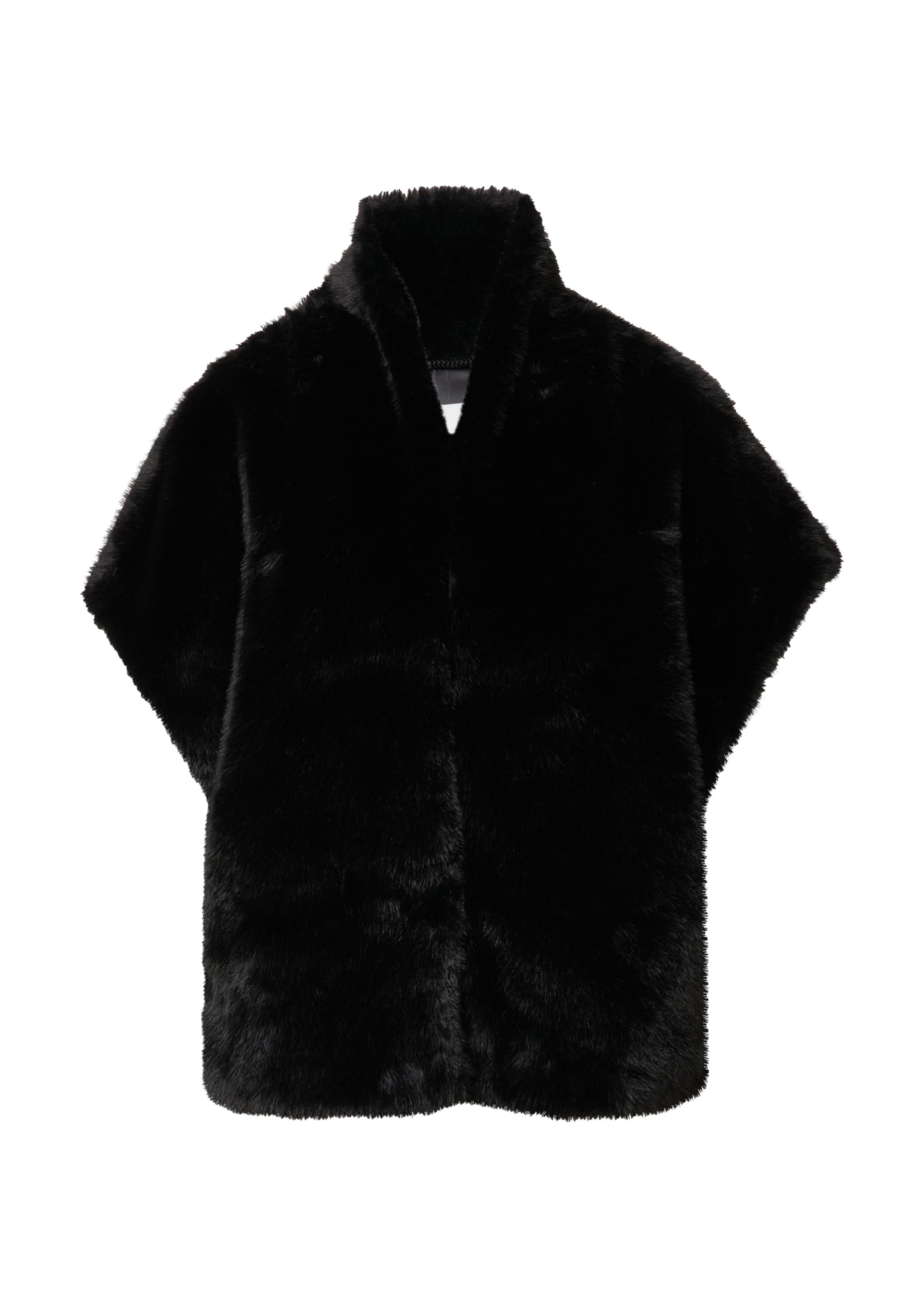 Gilet COMMA en noir : devant