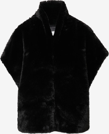 Gilet COMMA en noir : devant