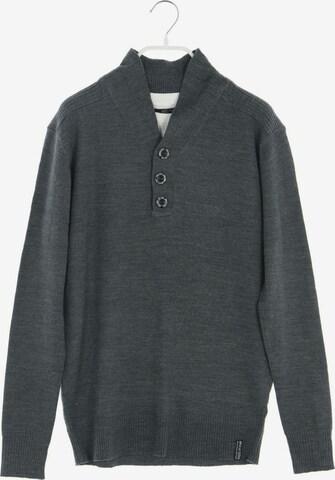 BRAVE SOUL Sweater & Cardigan in S in Grey: front