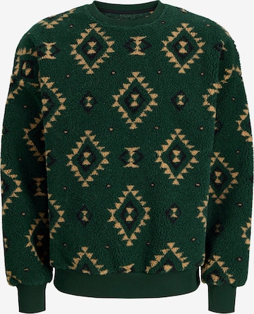 JACK & JONES Sweatshirt in Green: front