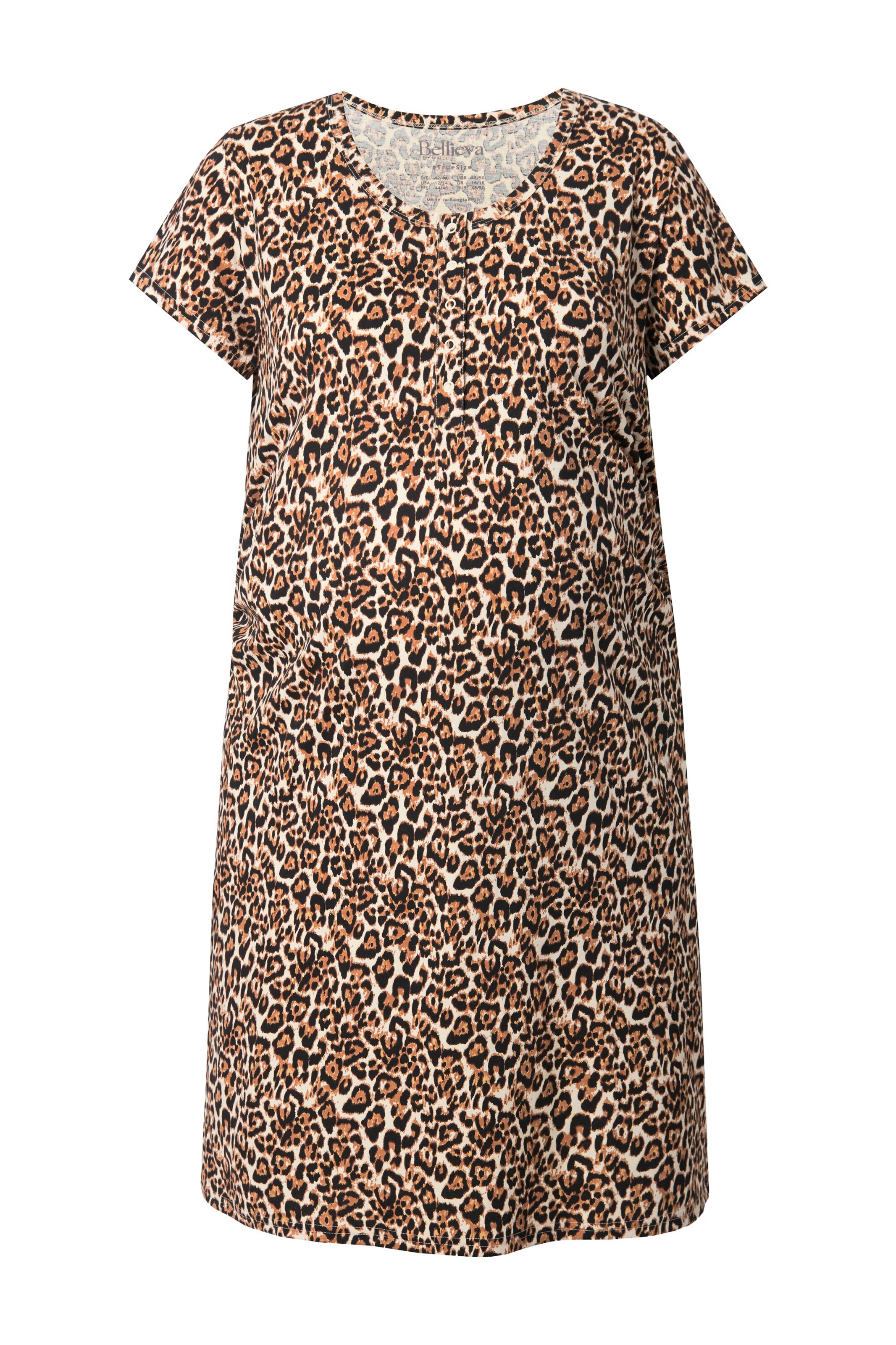 Ulla Popken Jurk in Bruin: voorkant