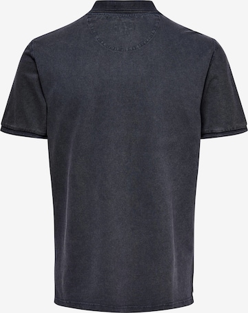 Only & Sons T-shirt 'Travis' i blå