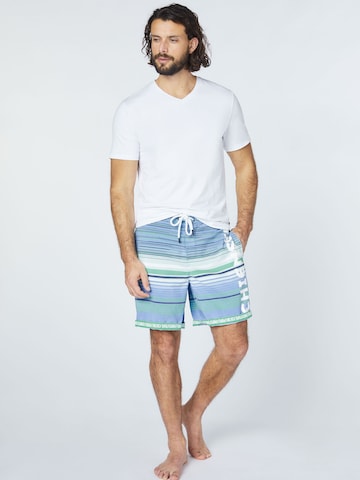 CHIEMSEE Regular Board Shorts 'Lazy Left' in Blue