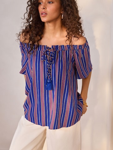 Next Bluse in Mischfarben: Vorderseite