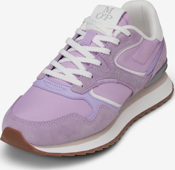 Baskets basses Marc O'Polo en violet : devant