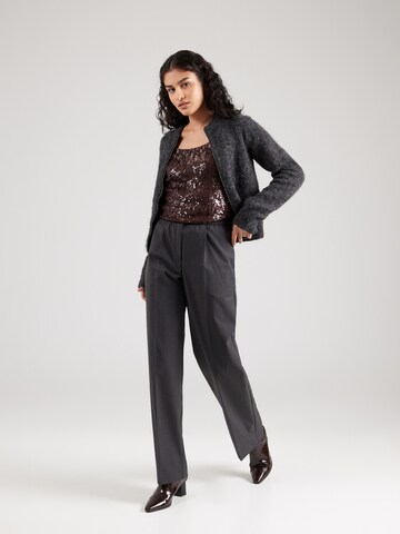 Loosefit Pantalon à pince 'Tove' Samsøe Samsøe en gris