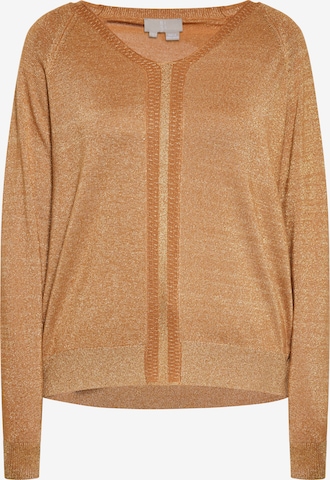 Pull-over RISA en marron : devant