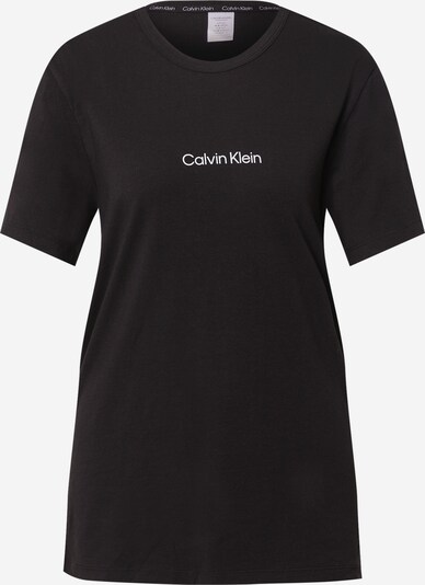 Bluză de noapte Calvin Klein Underwear pe negru / alb, Vizualizare produs
