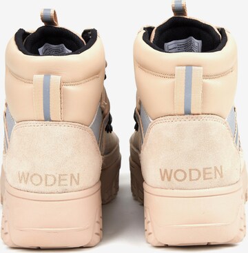 WODEN Veterlaarsjes 'Tessa' in Beige