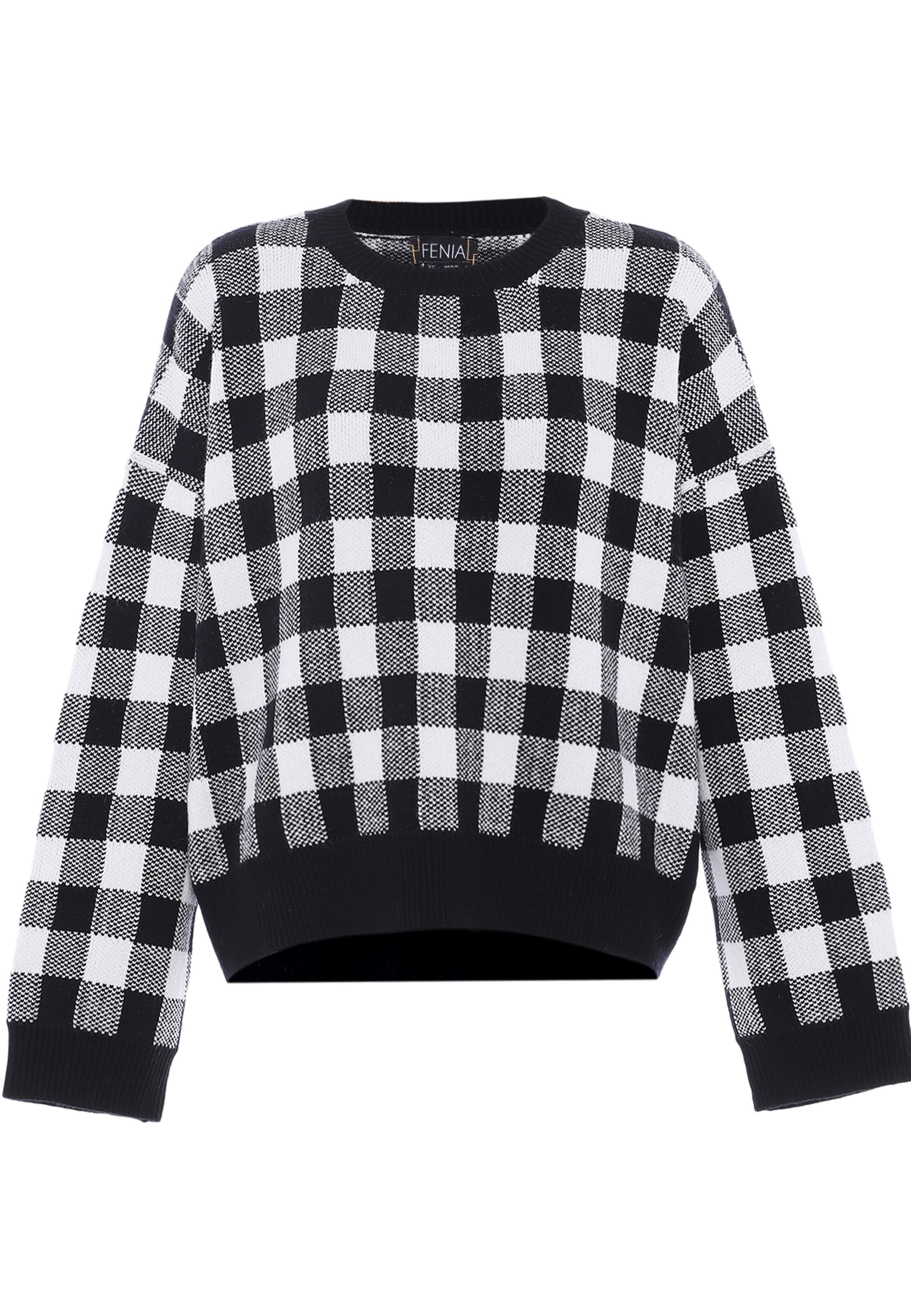 FENIA Svetr – černá: přední strana