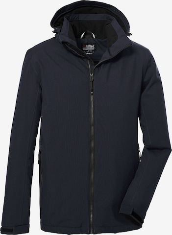 KILLTEC Outdoor jacket in Blue: front