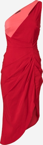 Lipsy Cocktail Dress in Red: front