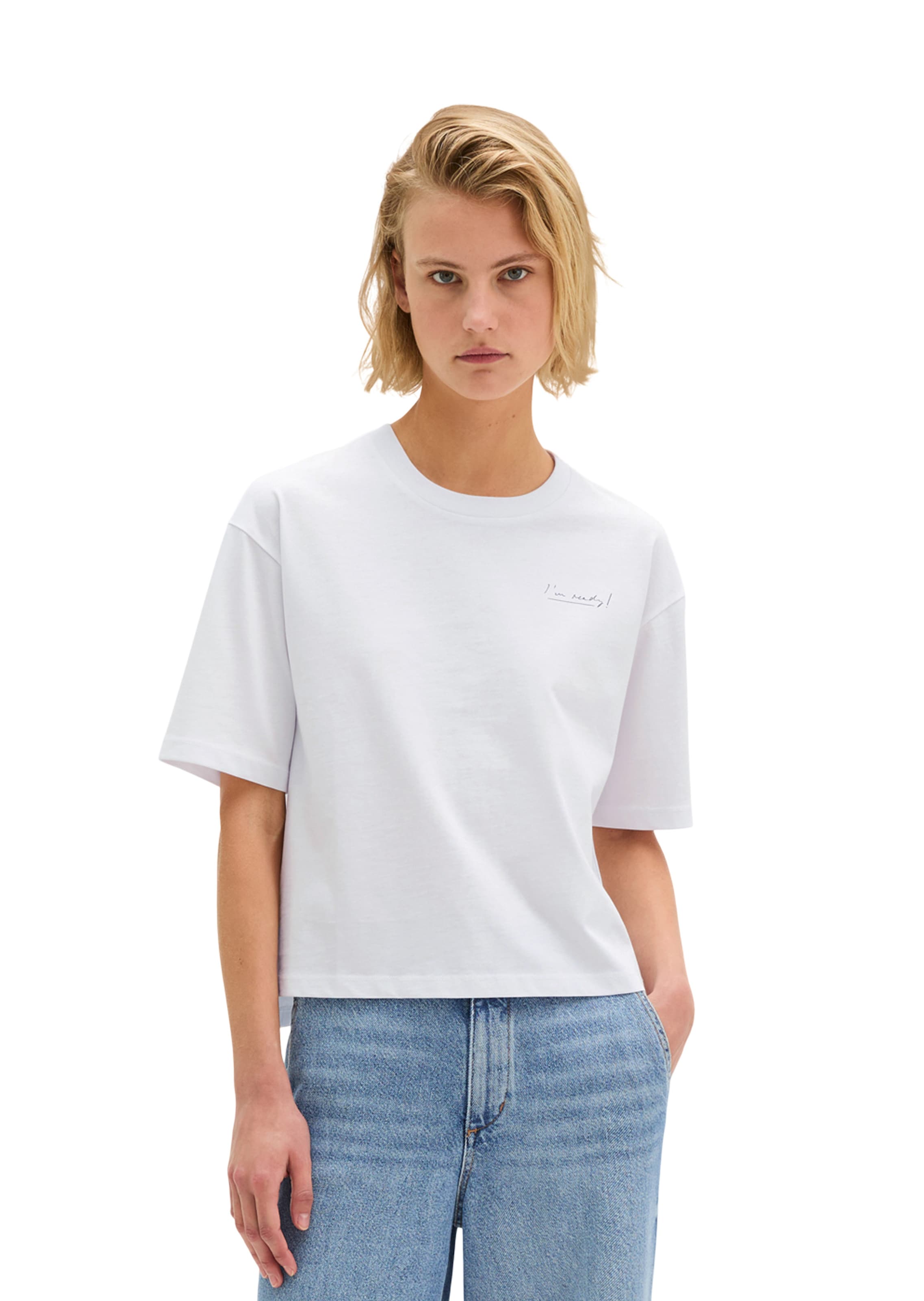 Marc O'Polo T-Shirt in Weiß: Vorderseite