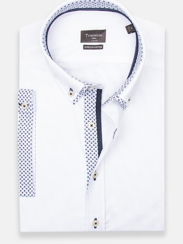 7Camicie Slim Fit Businesshemd 'Iconic'‌‌‌‌‌ in Weiß