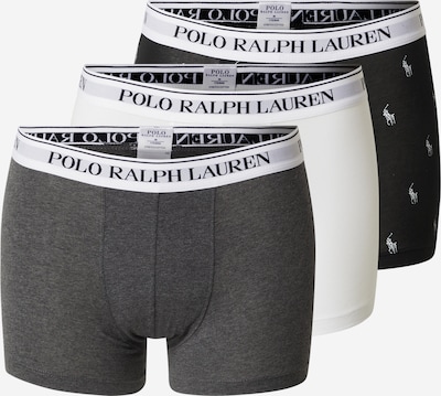 S dydžio Boxer trumpikės 'CLSSIC' iš Polo Ralph Lauren, spalva – pilka / tamsiai pilka / juoda / balta, Prekių apžvalga