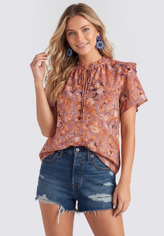 IZIA - Blusa en naranja: frente