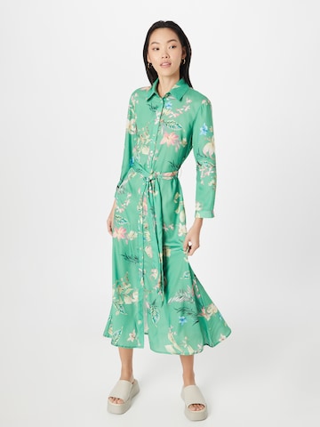 REPLAY Shirt Dress in Green: front